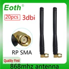 Антенна EOTH 868 МГц, 3 дБи, 915 МГц, lora antene pbx iot, модуль lorawan, приемник сигнала, антенна с высоким коэффициентом усиления, 20 шт.