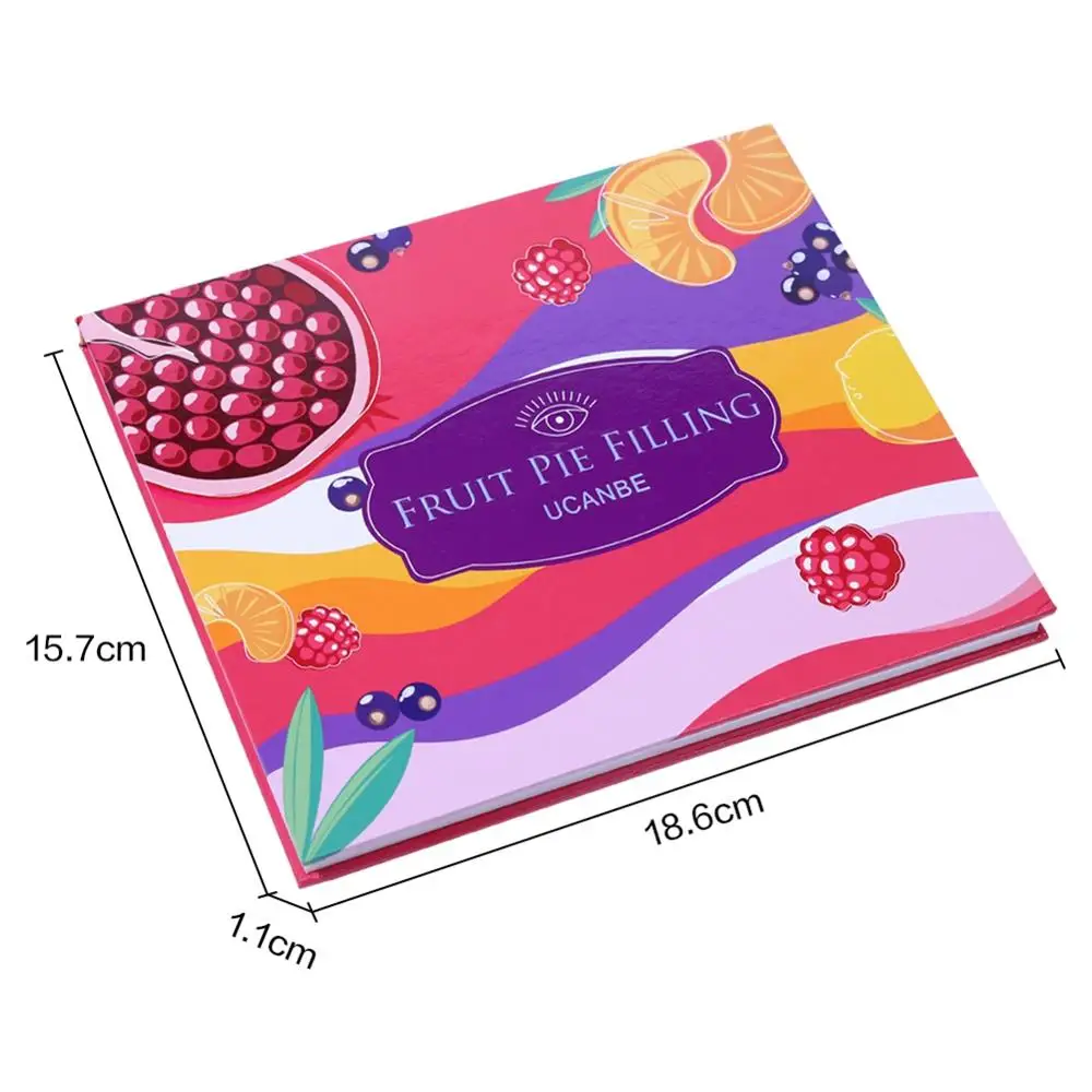 30 цветов Палитра теней для век фруктовый пирог палитра долговечные