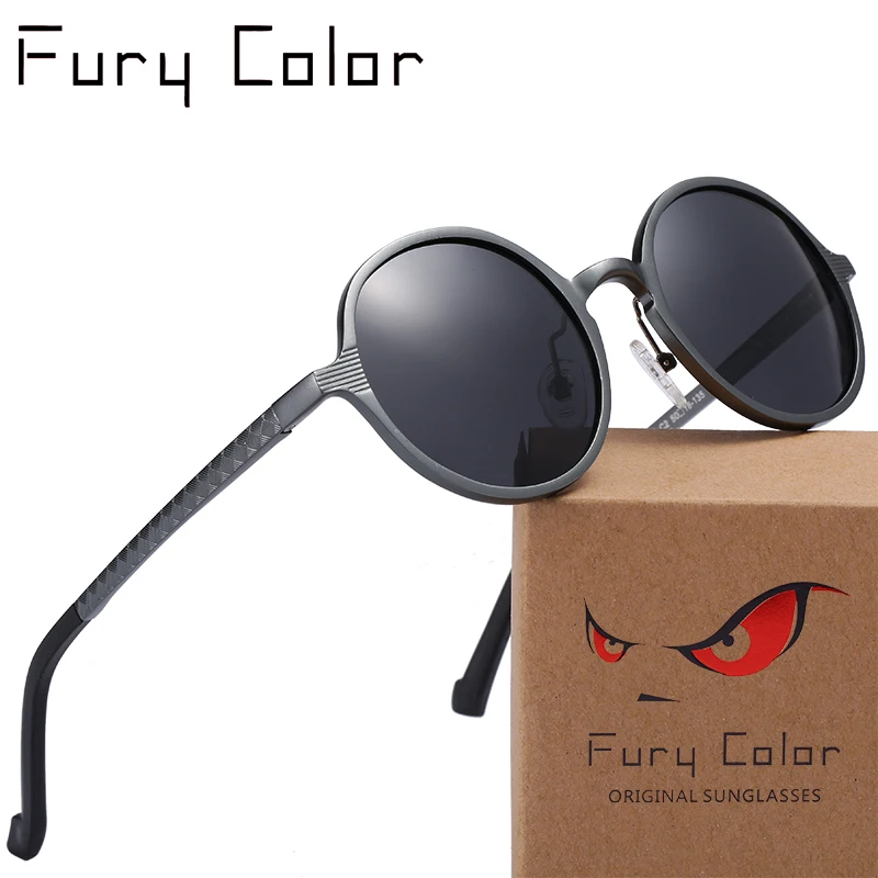 Солнцезащитные очки в стиле ретро для мужчин и женщин небольшие круглые