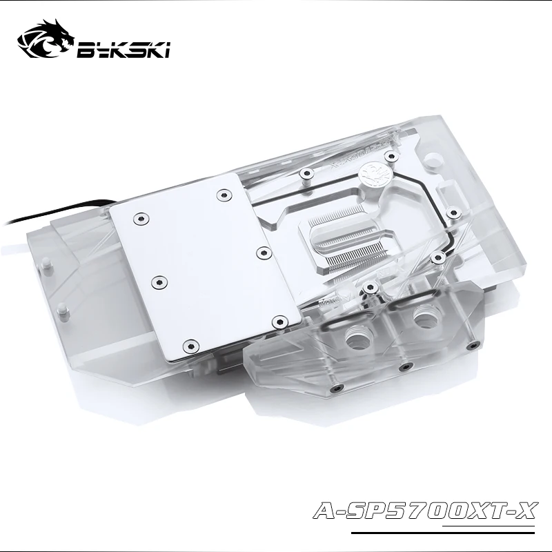 Блок водяного охлаждения Bykski GPU для MSI RX 5700 XT MECH/EVOKE, fit sapphire RX 5700 XT, для Dataland 5700xt red devil, A-SP5700XT-X