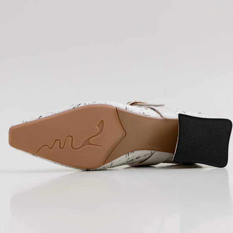 Женские туфли-лодочки Phoentin с узором Мэри Джейн Новое поступление 2020 на среднем