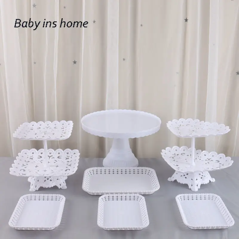 Европейский лоток для праздника вечеринки трехуровневая тарелка фруктов