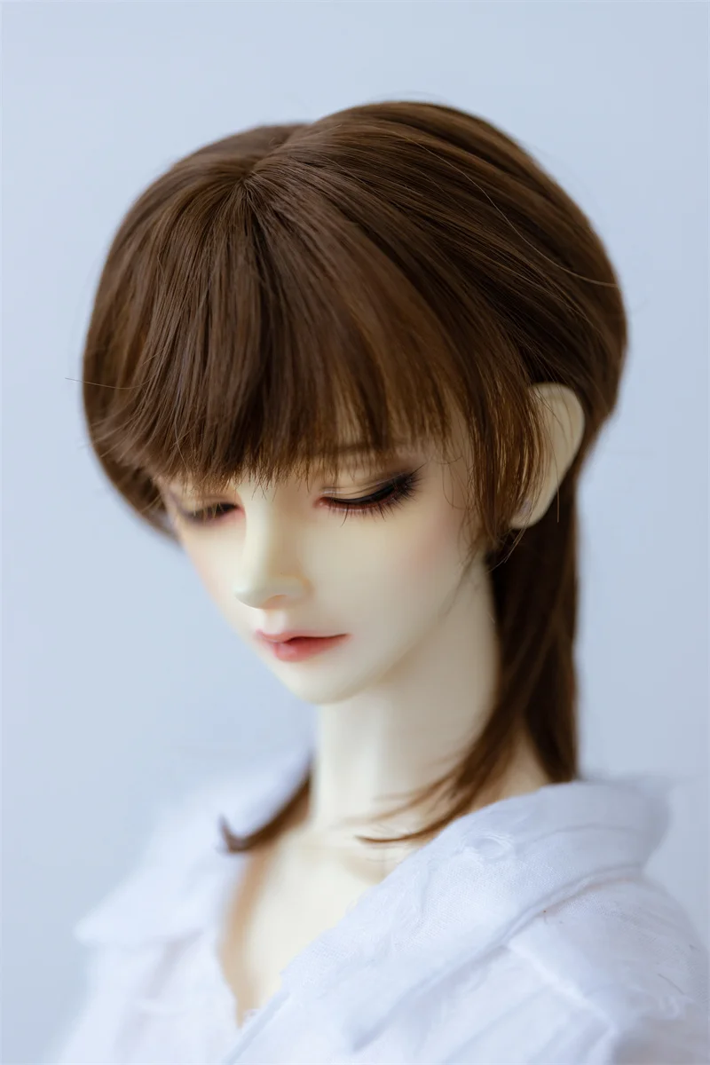 BJD женский парик подходящий для 1/3 1/4 1/6 MSD DD Размер куклы мягкий шелк имитация