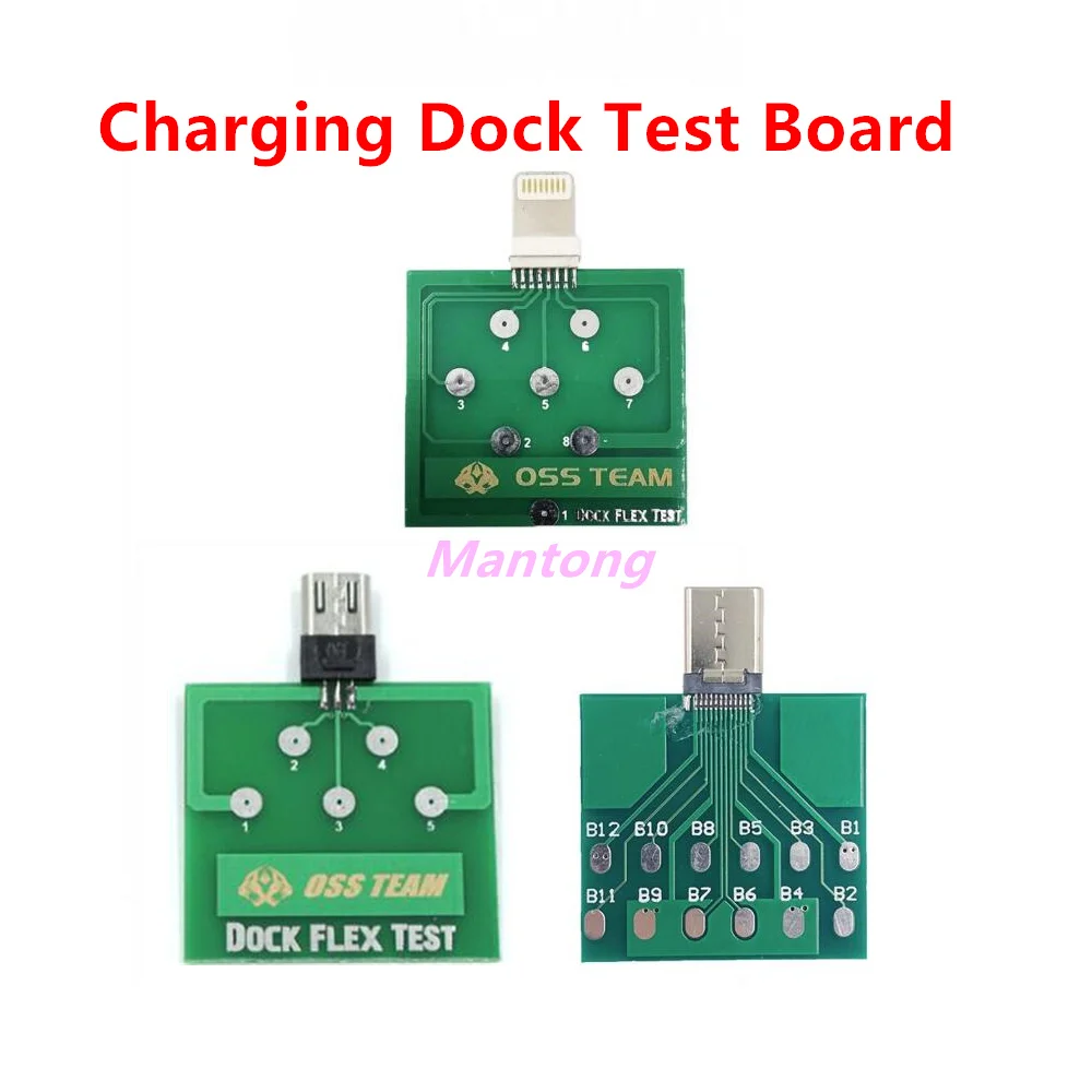 Печатная плата Micro USB 3 шт. тестер гибкости для зарядной док-станции ремонта