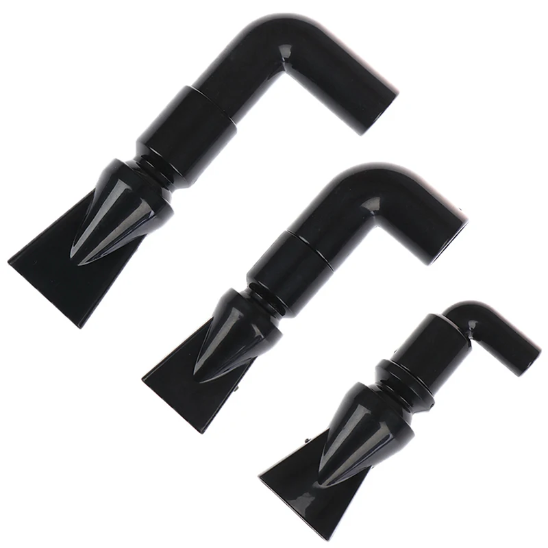 

Black Aquarium Tank Pump Duckbill Water Outlet Nozzle Duckbilled Return Pipe Fitting Size S/M/L 1pc