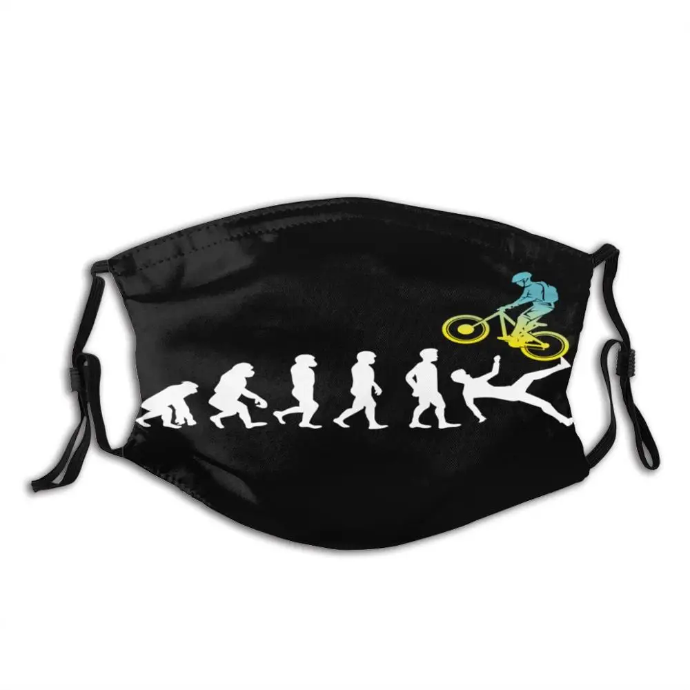

Evolution Bike Reusable Mask Pm2.5 Filter Trendy Mouth Face Mask For Child Adult Mask mascarillas navidad desechables kids mask