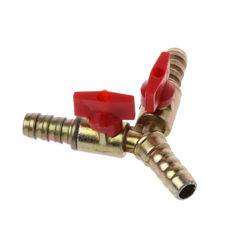 3 ходовой запорный шаровой кран из цинкового сплава фитинг для шланга топливо