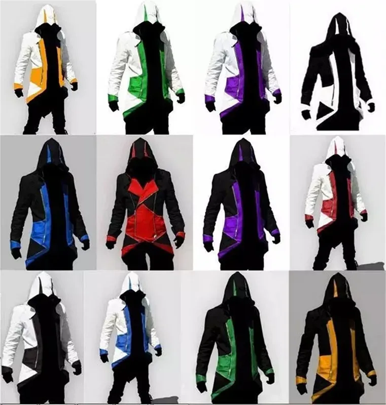 Assassin's Creed Косплэй куртка Connor костюм на Хэллоуин