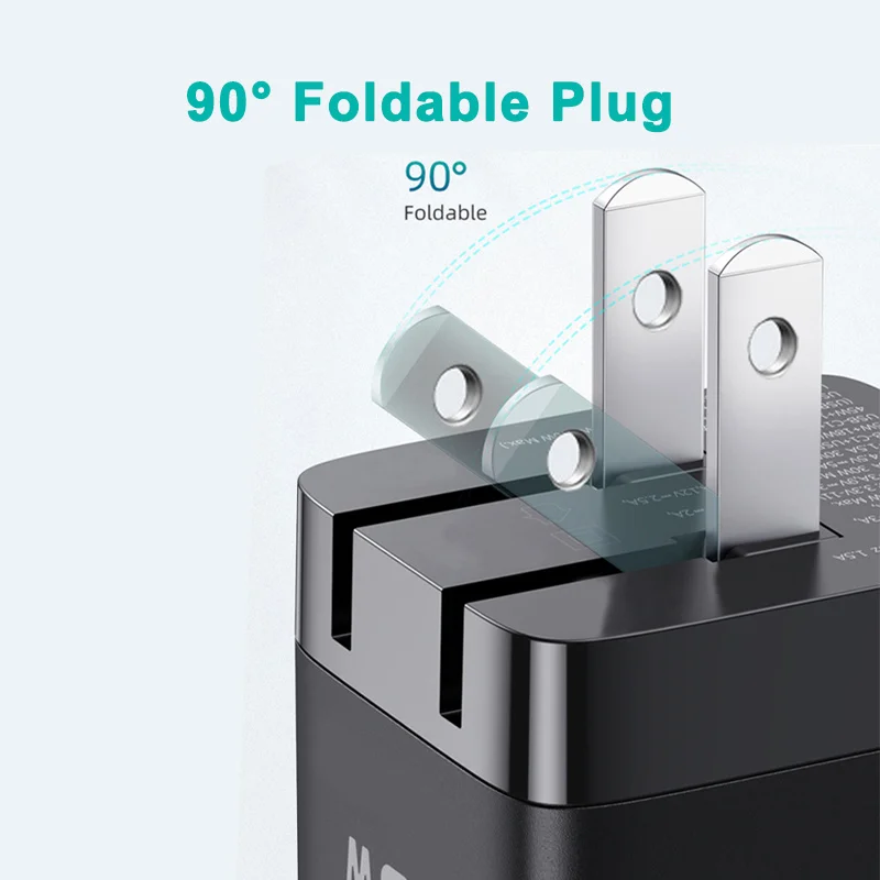 

GaN 65W PD 3.0 Fast USB Charger USB C Charger Quick Charge 4.0 3.0 Type C Fast USB Charger For Macbook Pro iPhone XR X