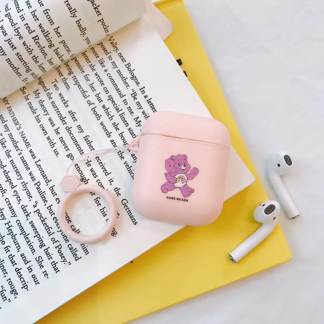 Силиконовые наушники INS Rainbow Чехол для Apple AirPods, беспроводные Bluetooth наушники для зарядки, чехол для Airpods