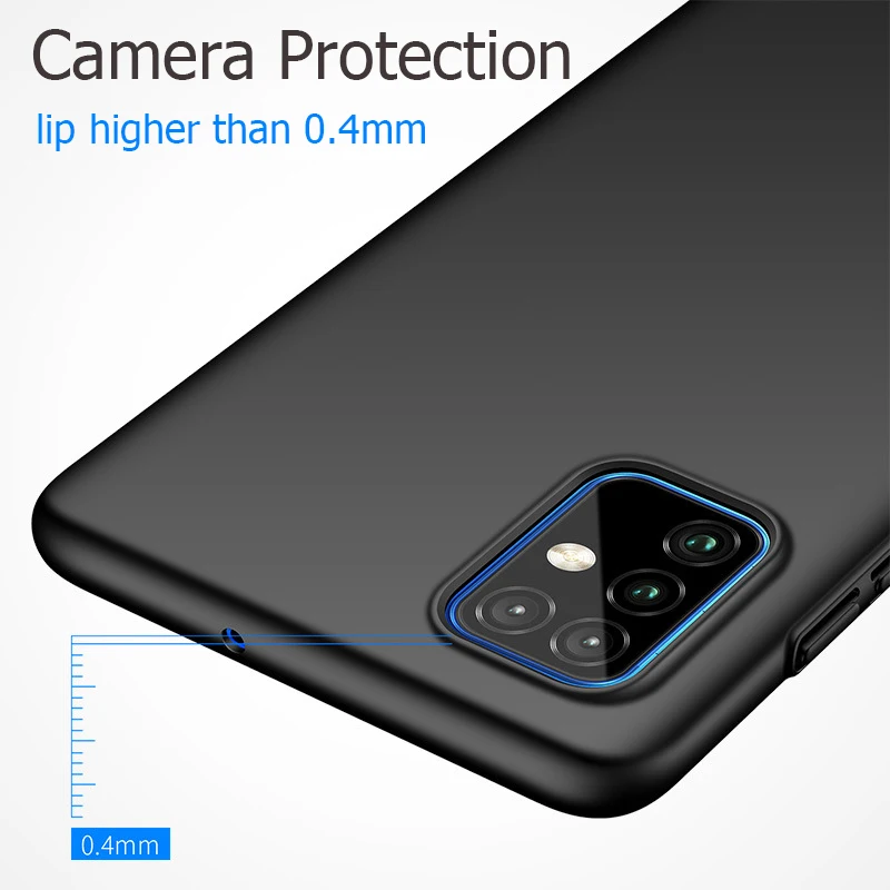 For Samsung Galaxy A41 Case for A51 A71 A81 A91 A10 A20 A30 A40 S10 S20 Ultra Plus Cover Thin PC Back Phone Shell | Мобильные