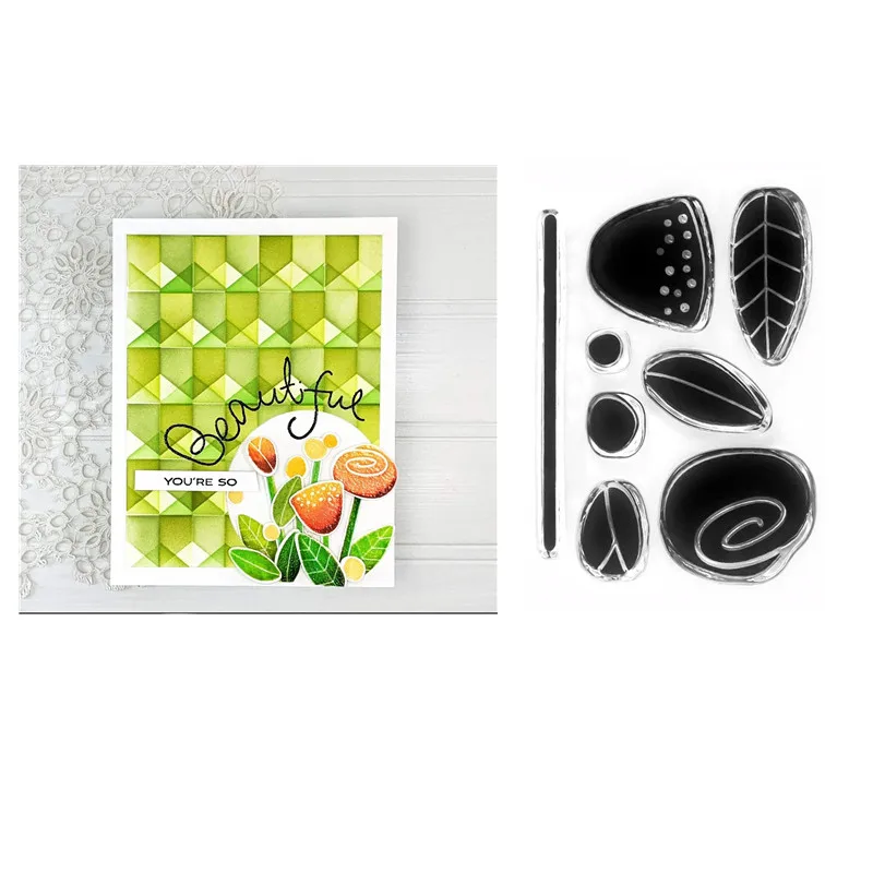 

Merry Christmas Cutting Dies And Clear Stamps Scrapbooking Stencil For Decor Embossing Stamp DIY Greeting Card Handmade 2021