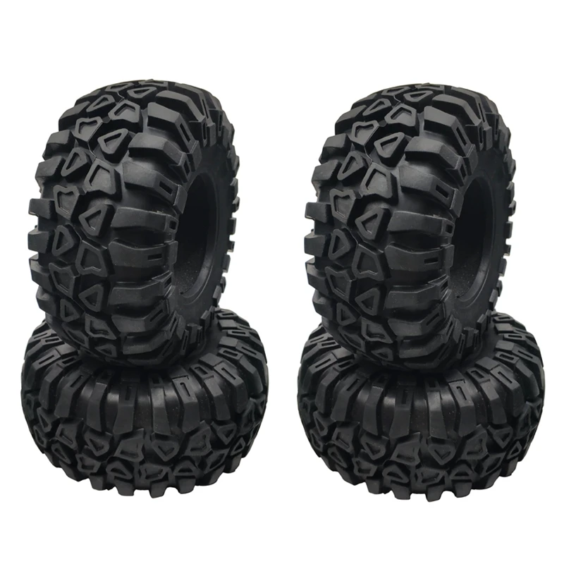 

4PCS 2.2 Inch Rubber Tyre 2.2 Wheel Tires 128X60MM for 1/10 RC Crawler Traxxas TRX4 Axial SCX10 90046 Wraith