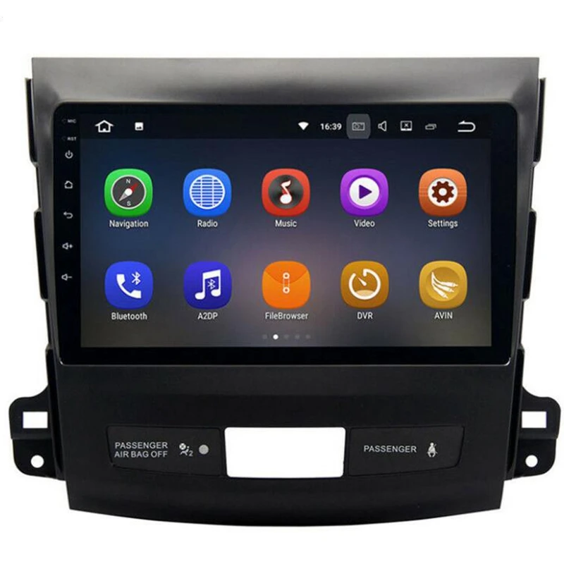 Android 9 0 автомобильный Dvd Gps мультимедийный плеер радио для Mitsubishi Outlander 2006 2014 peugeot