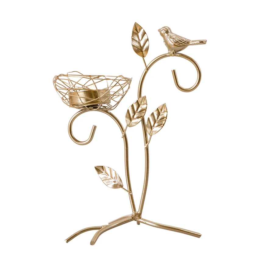 

Nordic iron candle holder crafts Luxury Candlestick Creative wedding centerpieces for tables candelabros home decor accessories