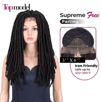 top model braided wig for women crochet twist hair wig twists crochet hair with baby hair synthetic lace front wig crochet wig