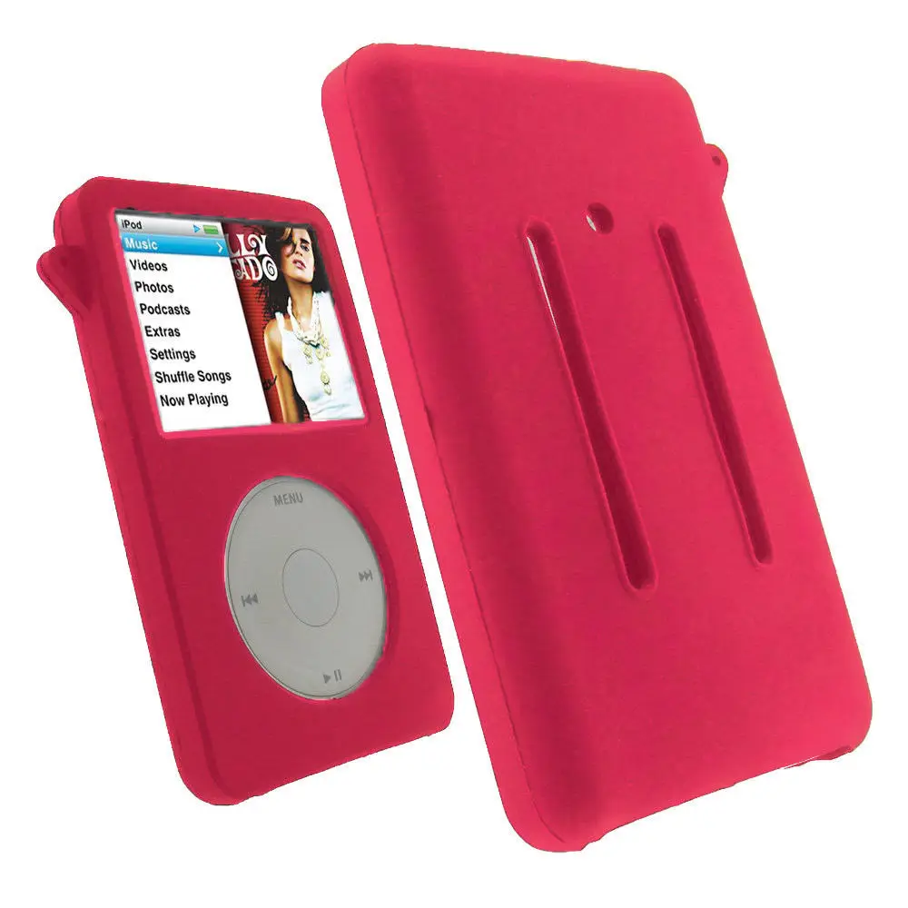 Silicone Skin Case Cover For Apple iPod Classic Thin Version 80GB 120GB 160G iPod Video 30GB(10.5mm thickness)