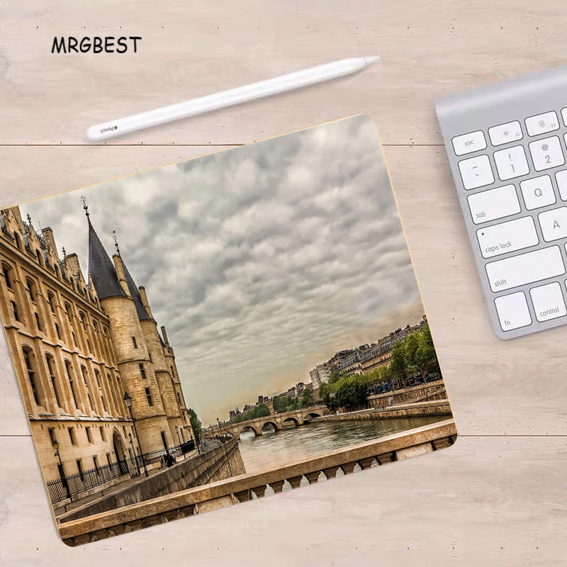 MRGBEST коврик для мыши S 22x18 см большая акция живописный Риверсайд напечатанный