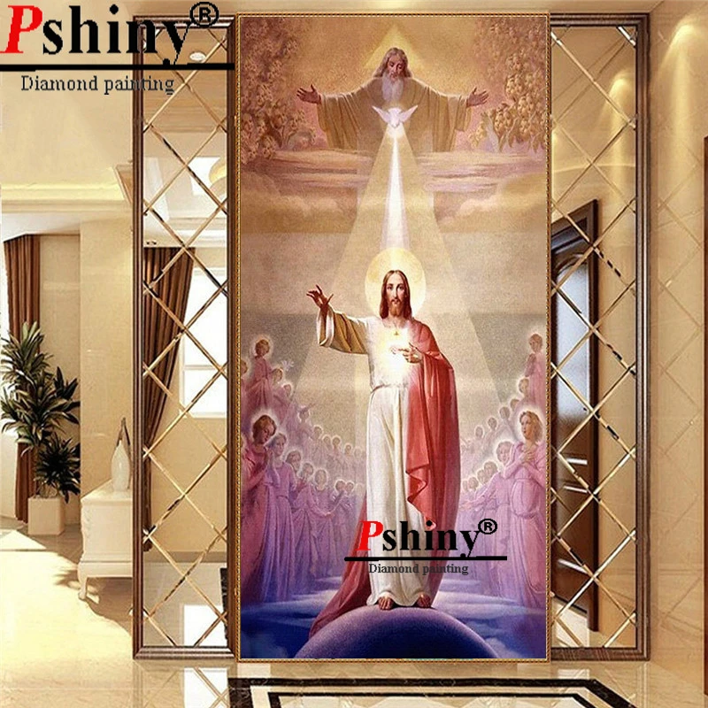 PSHINY 5D алмазная вышивка сделай сам распродажа изображения святого отца