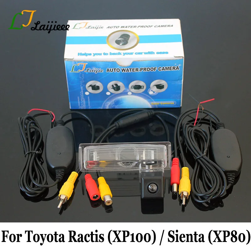 Камера заднего вида для Toyota Ractis I XP100 2005 ~ 2010 Беспроводная парковочная камера с