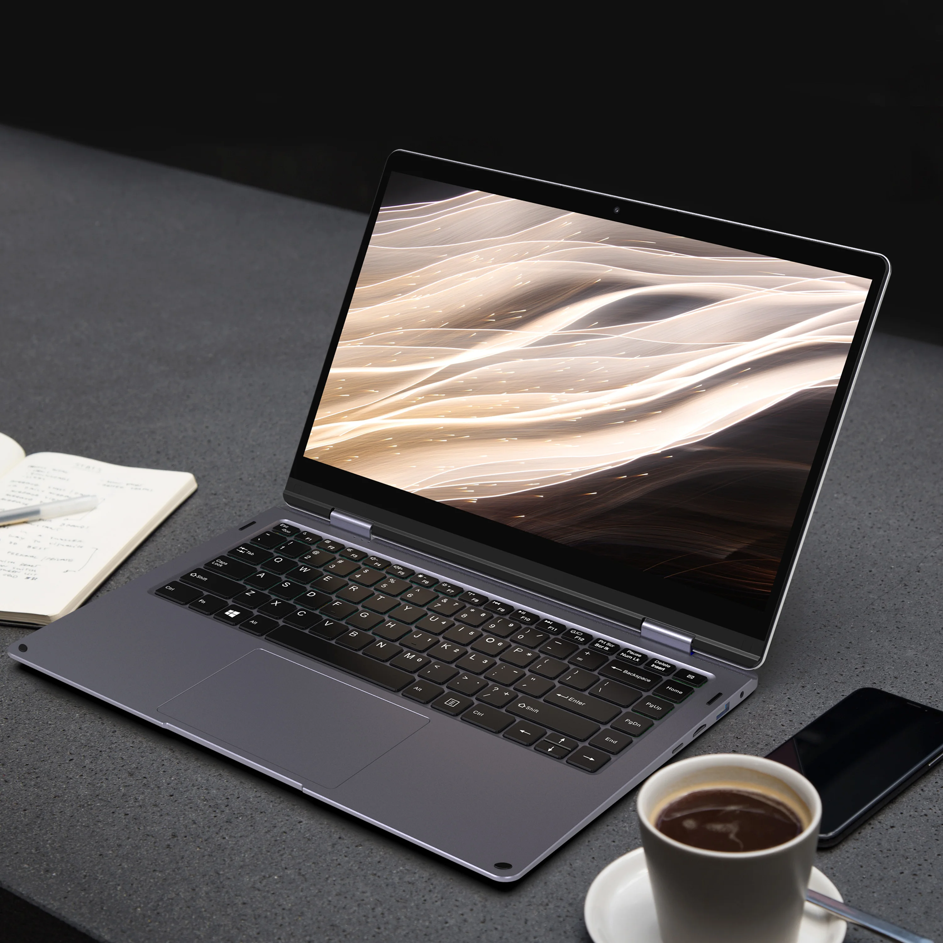 XIDU ноутбук PhilBook Max 14,1 ''планшет сенсорный экран ноутбук окно 10 планшет с подсветкой Клавиатура компьютер 6 ГБ ПК ноутбук