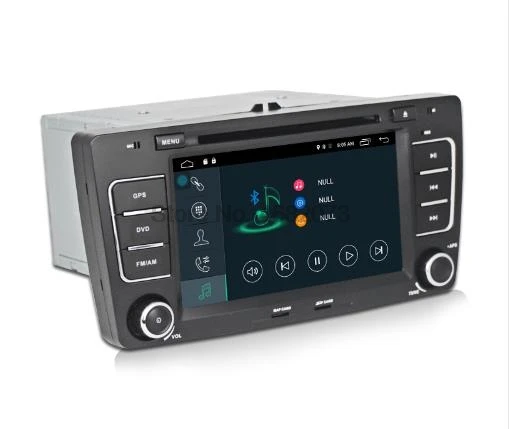 От DHL 20 штук Android 7 1 автомобильное радио 1024*600 HD емкостный сенсорный экран для Skoda