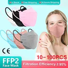 Mascarillas FFP2 homologada цветная маска kn95 респираторная маска fpp2 защитная маска для лица Mascarilla 4-слойная FFP2mask adutos ce