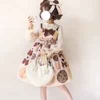 qweek sweet lolita dress for girls soft japanese kawaii lolita style cute kawaii dress women lolita outfits tea party cute dress