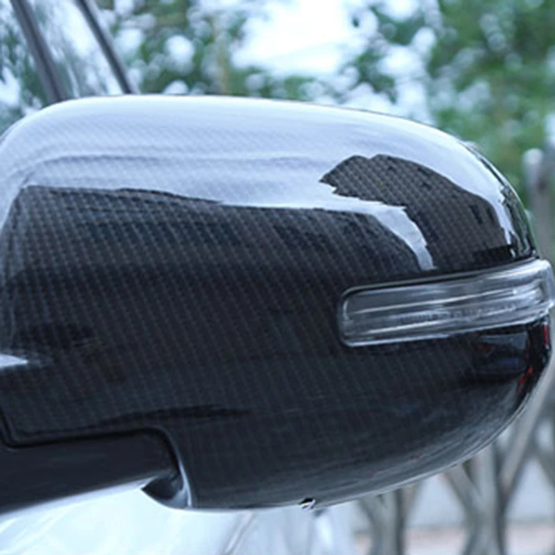 Карбоновое волокно ABS Автомобильная Боковая дверь зеркало заднего вида накладка