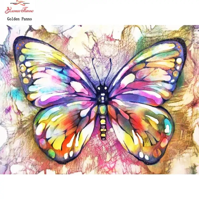 5D DIY Diamond Painting Butterfly Diamond Embroidery Mosaic Picture Rhinestone Handmade Kits Animal Pattern Home Decor
