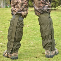 simple hunting gaiters easy to wear pvc coating wear resistant climbing gaiters climbing gaiters leg gaiters 1 pair
