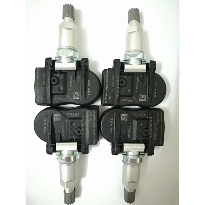 

4PCS 433MHZ 52933-1J000 529331J000 Tire Pressure Monitoring Sensor TPMS Brand For Kia Optima for Hyun-dai i20 Sorento ix20 Venga
