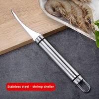 stainless steel shrimp opener to shrimp line clean up shrimp line fish belly knife open shrimp knife peeler shrimp kitchen tool