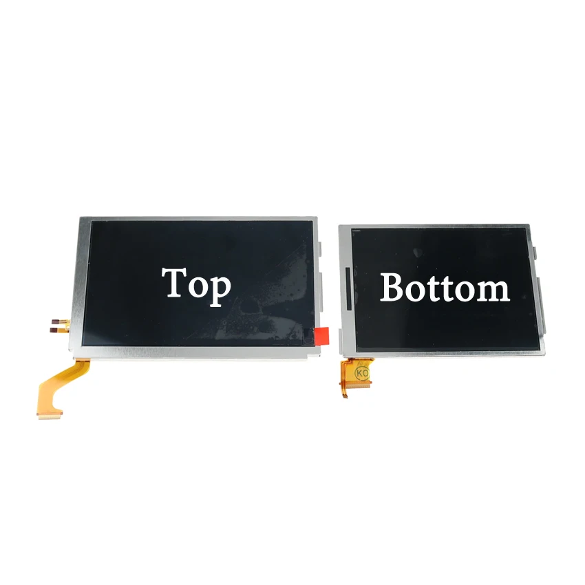 

cltgxdd Top Upper & Bottom Lower LCD Display Screen Replacement For Nintendo 3DS XL LL 3DSXL 3DSLL
