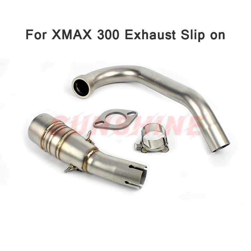 Для YZF X MAX300 max250 выхлопная труба слипоны на мотоцикле системы для питбайка