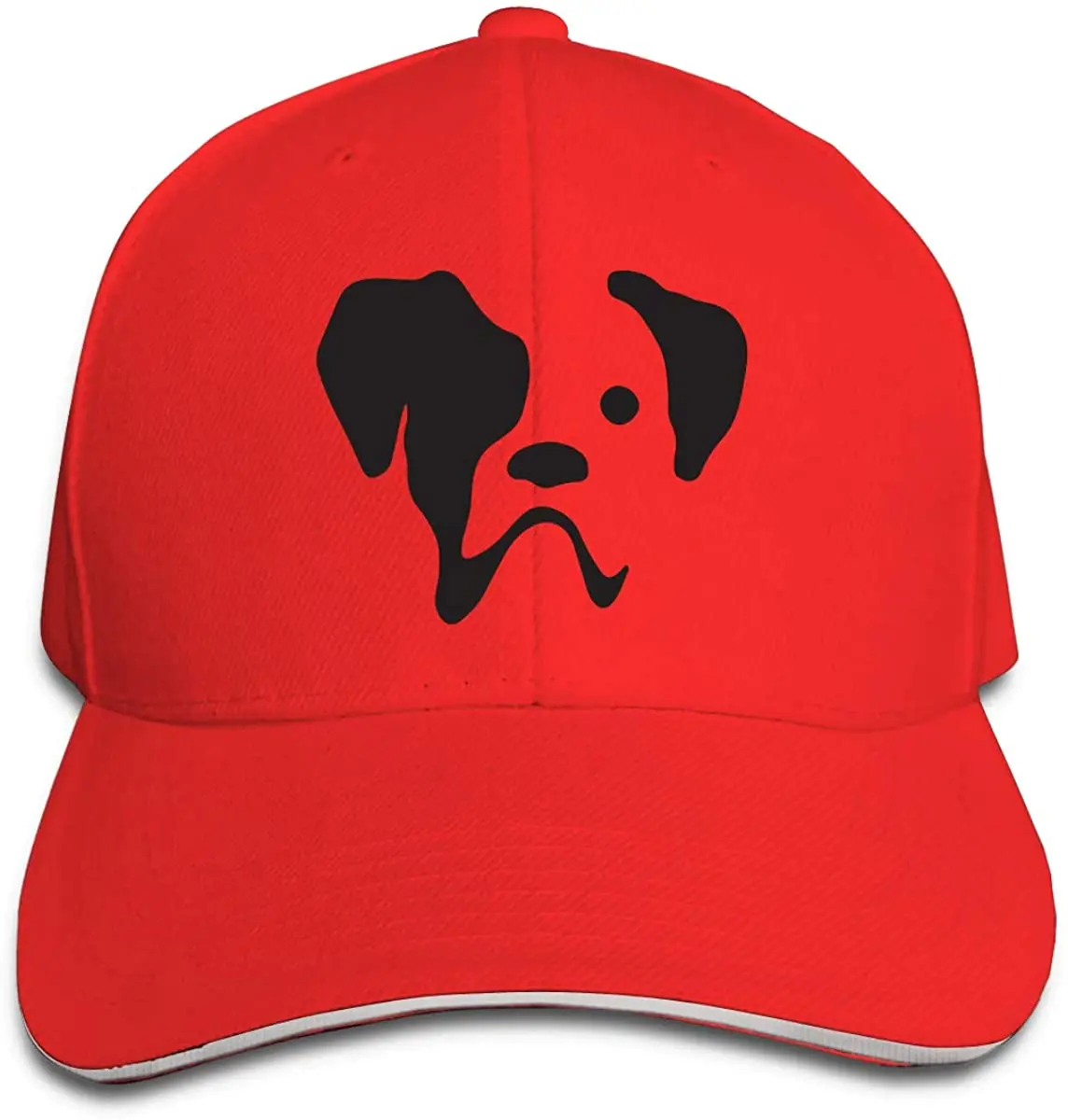 

Взрослые боксеры Собака Хлопок легкая регулируемая бейсболка кепка сэндвич шапка для мужчин женщин мужчин