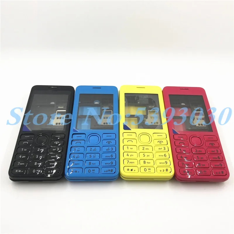 Оригинал высшего качества для Nokia Asha 206 2060 Крышка корпуса дверная рамка + задняя