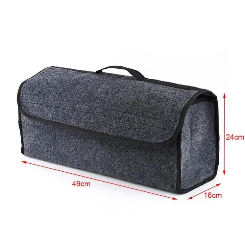 Car Folding Storage Box Large Soft Felt Anti-slip Compartment Capacity Non-woven Bag for SUV Trunk | Автомобили и мотоциклы