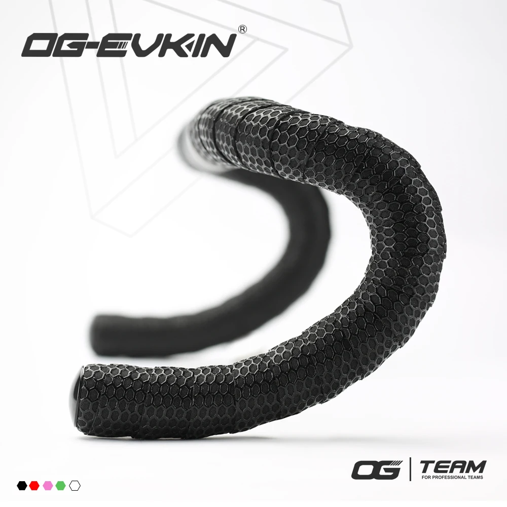

OG-EVKIN BT002 Bicycle Handlebar Bar Tape Cycling Handlebar Tapes with 2 Bar Plug Bike Accessories Polyurethane/EVA