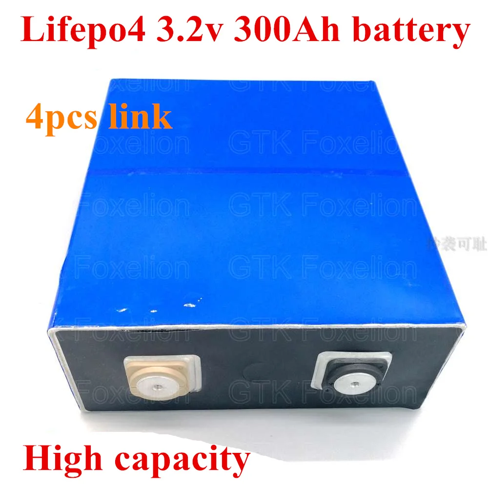 4 шт. LiFePo4 Батарея 3 2 V 300Ah lifepo4 ячейки Быстрая зарядка для электрического