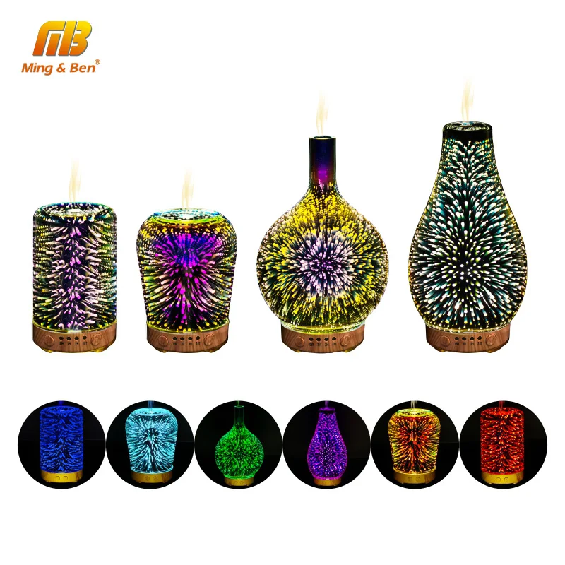 Ночной светильник ультразвуковой распылитель ароматерапия увлажнитель воздуха