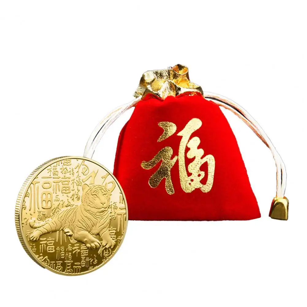 

Metal Commemorative Coin Strong Novel Portable Commemorative Coin Anti-deform Commemorative Coins Home Decor