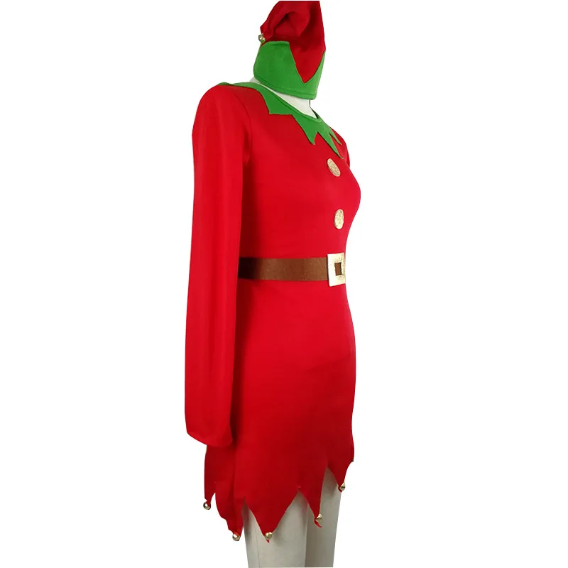 2019 Оригинальные красные рождественские костюмы для женщин и взрослых