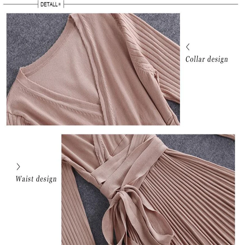 Платье Voobuyla женское с треугольным вырезом и декоративным поясом|dress for|dress for