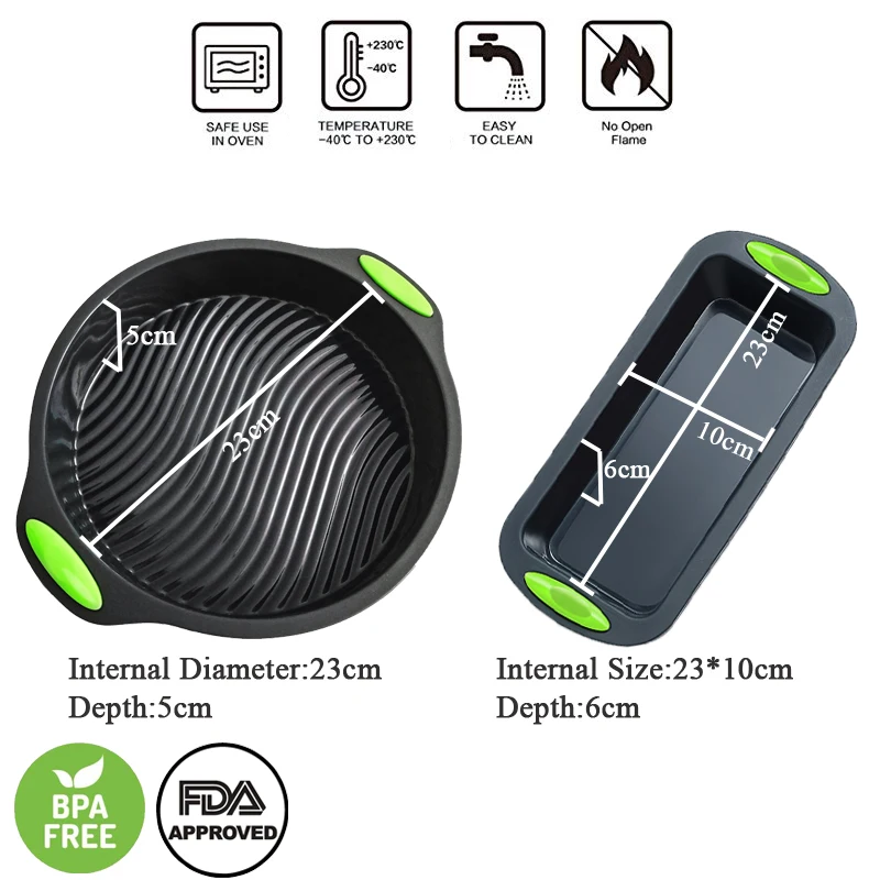 2 шт./компл. силиконовая форма для выпечки Форма тостов пресс формы в форме батона