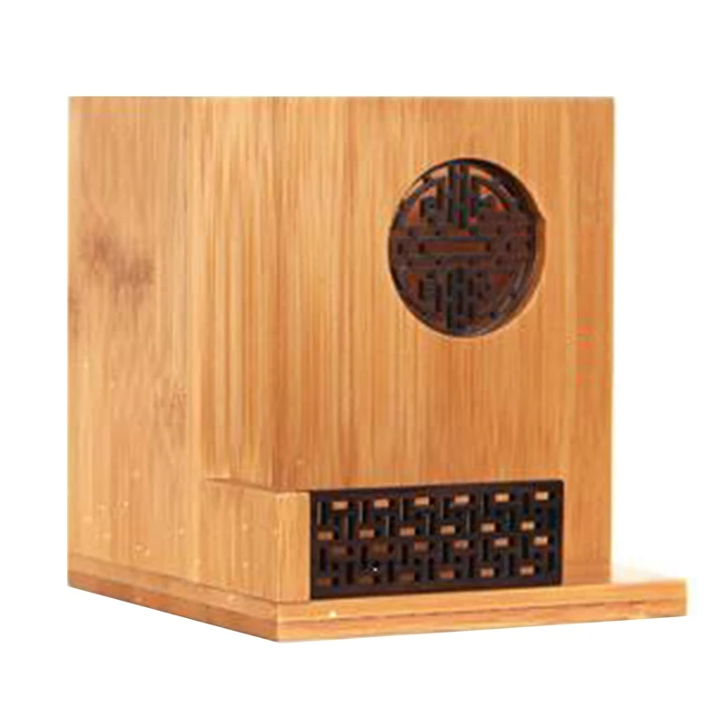 

Multifunction Wooden & Bamboo Pen Pencil Holder Desktop Storage Box Retro Cosmetic Holder Creative Office Accessories