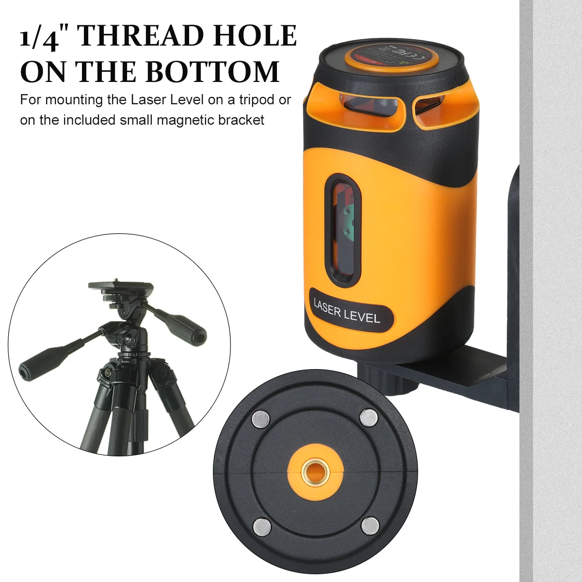 

Green Laser Level Professional Horizontal and Vertical Line Self-Leveling Tools Mini Rechargeable Auto-Leveling Instrument