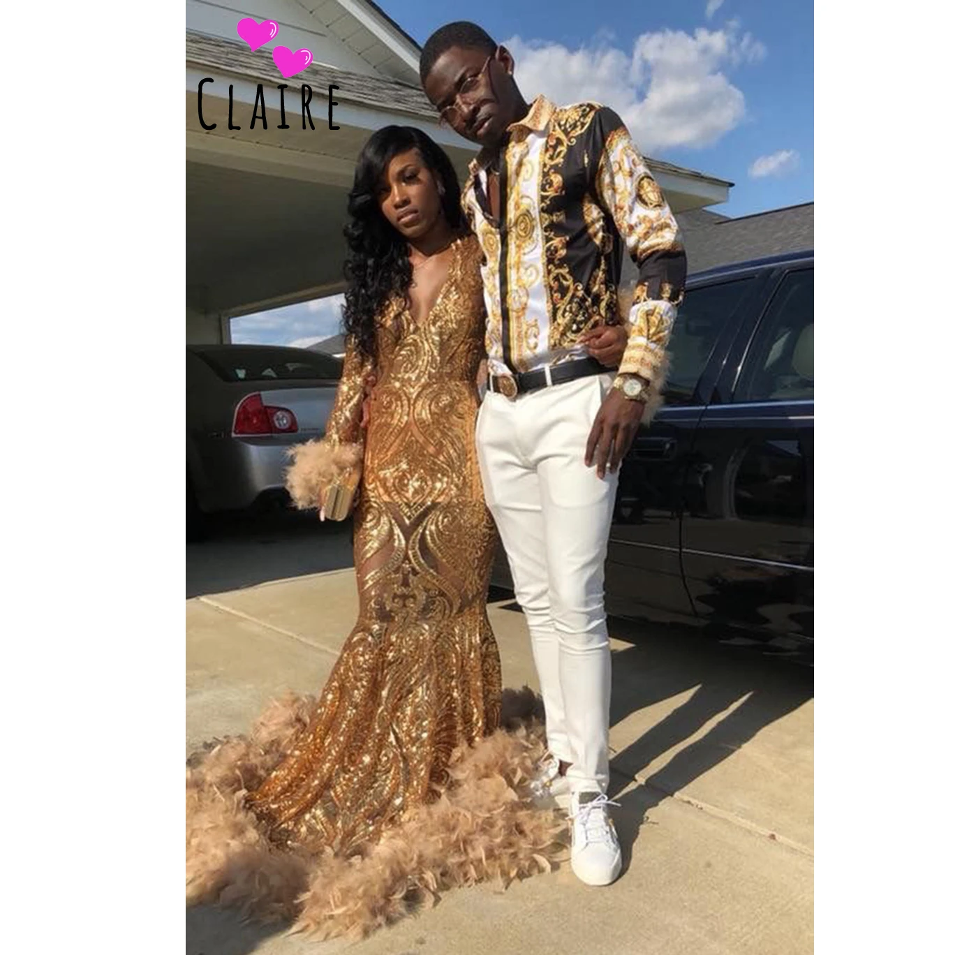 Длинное платье для выпускного вечера es 2019 сексуальное русалки с v-образным