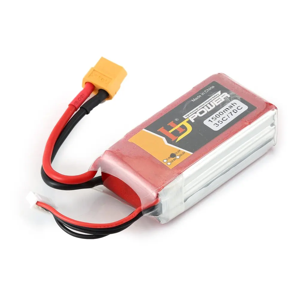 HJ 7 4 V/11 1 V/14 8 V 1000MAH /1300MAH/1500MAH Lipo аккумулятор JST разъем Перезаряжаемый для RC Racing Drone