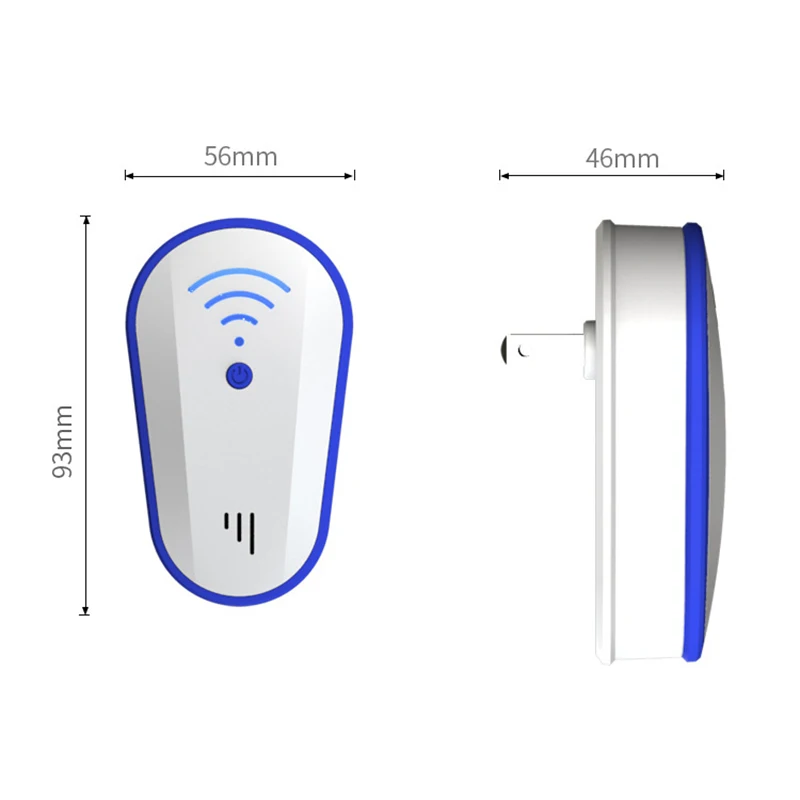 

Smart Frequency Conversion Electronic Mosquito Mouse Repellent Device Household Multipurpose BJStore